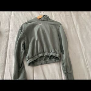 H & m Girls Sage Green NYC Hoodie